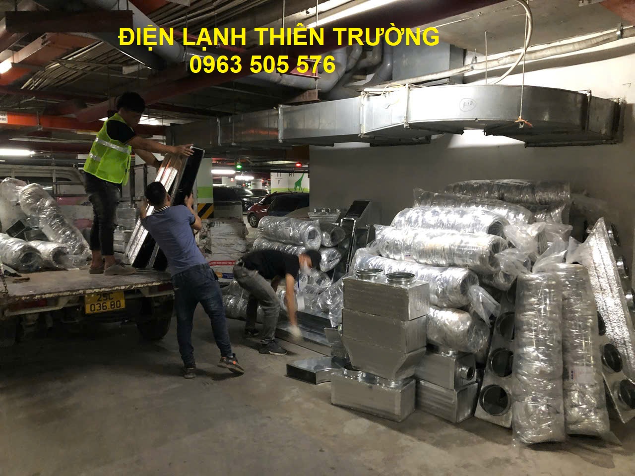 quy trinh thi công hệ thống điều hòa âm trần ống gió